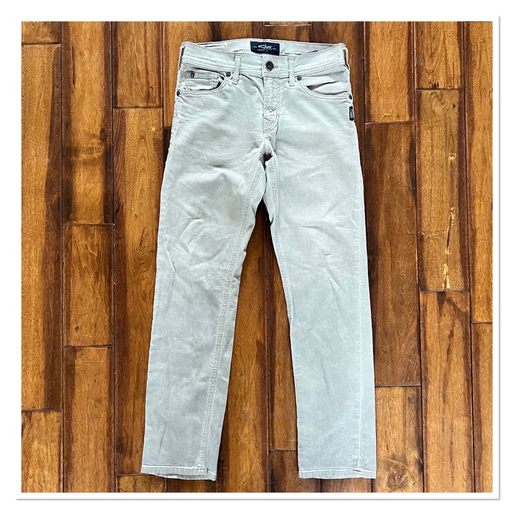 SILVER 'Eddie' Straight Leg Jeans